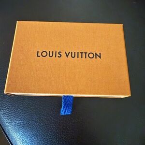 Louis Vuitton Orange Box with Blue Tab